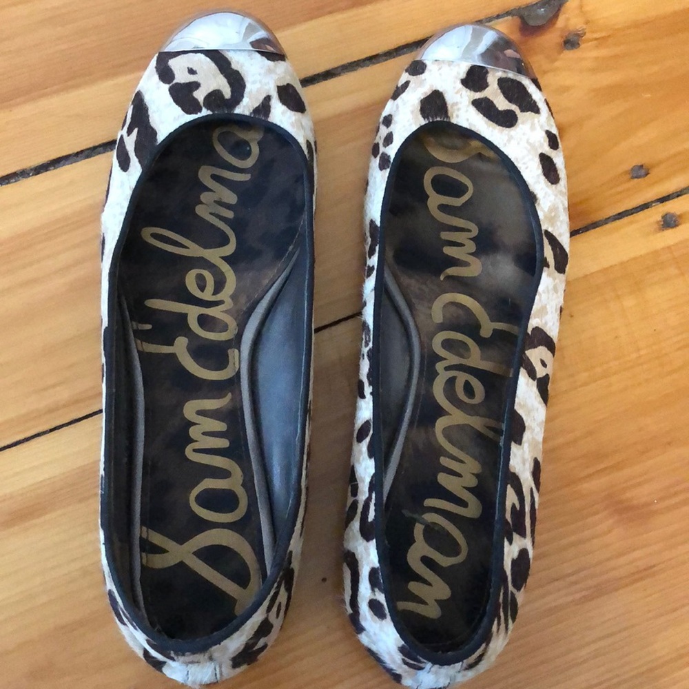 Sam Edelman Leopard Flats